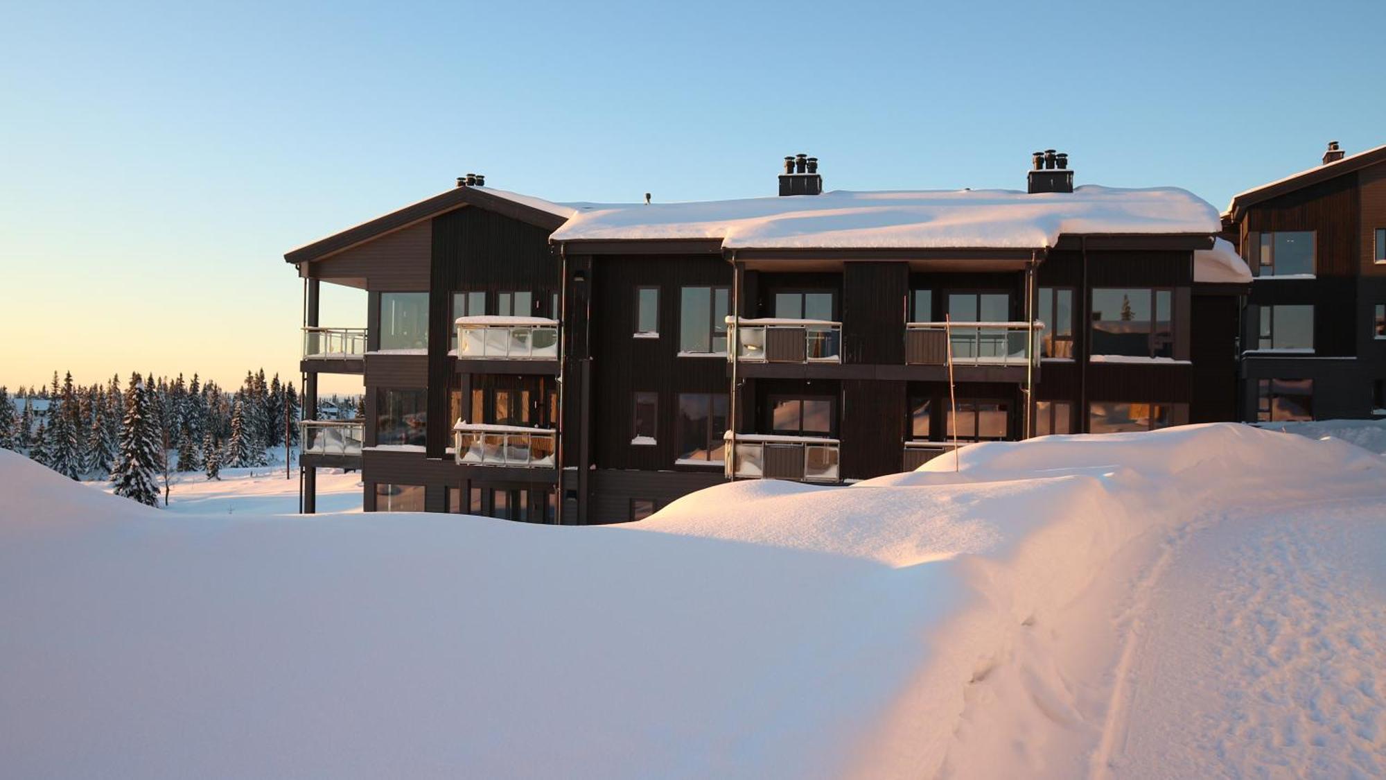 Beautiful Penthouse With Panoramic View At Sjusjoen Sjusjøen Exterior foto